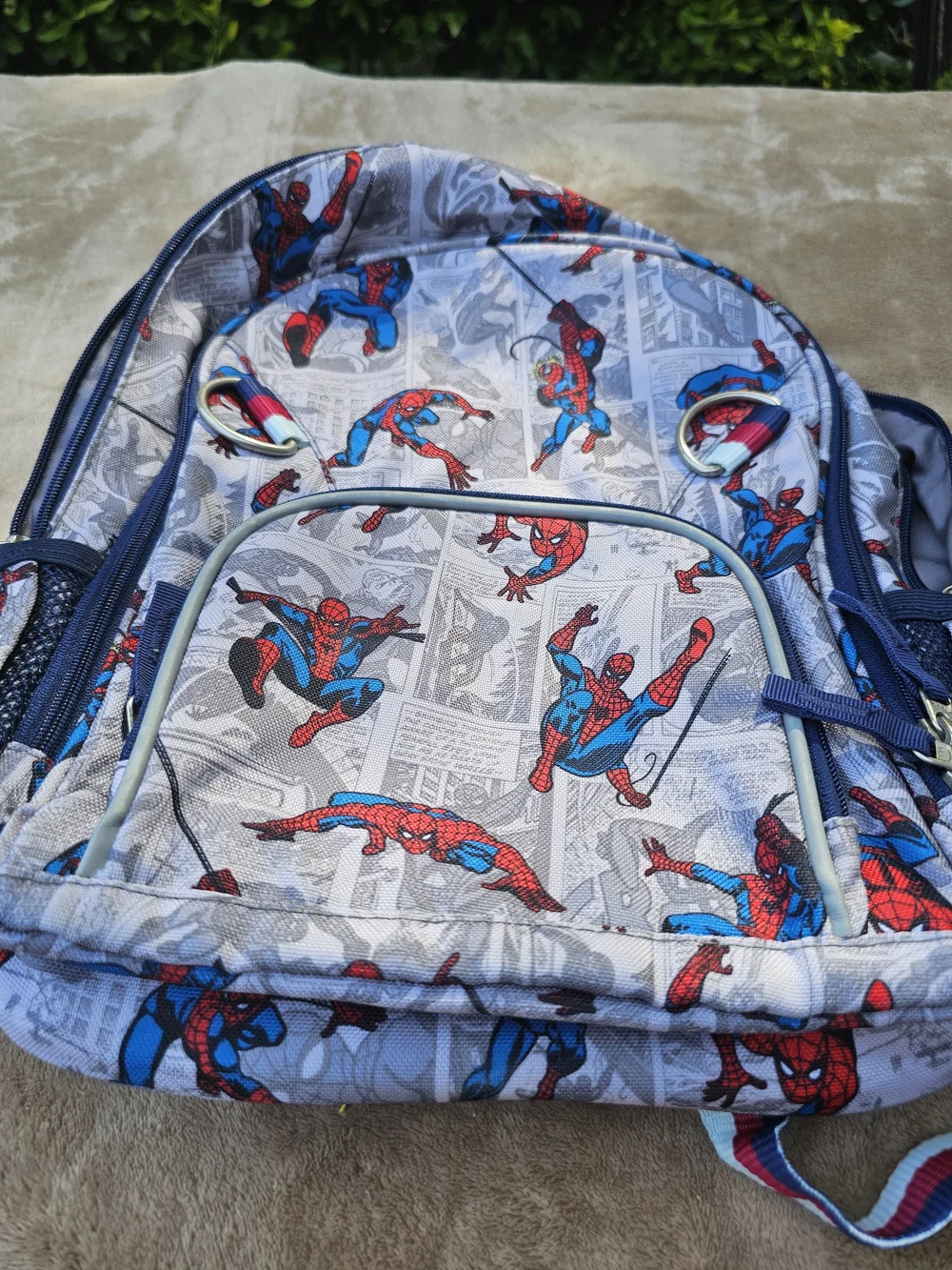 Pottery Barn Kids Spider-Man Kids Backpack - Red & Blue